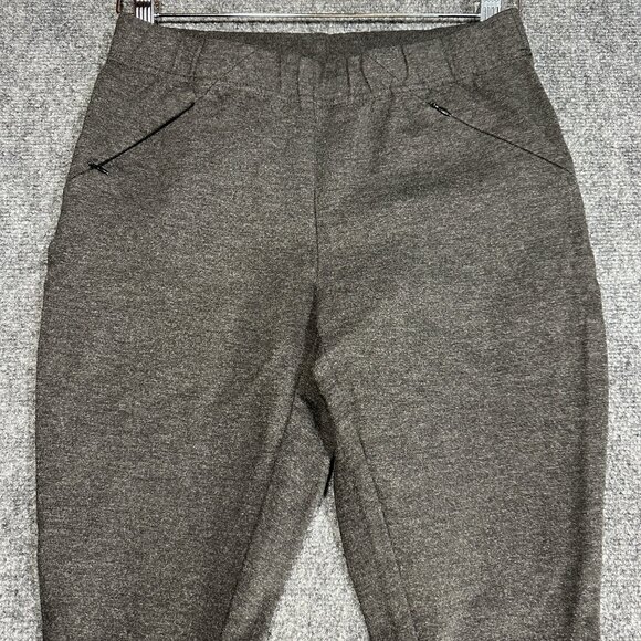 J Jill Pants Womens XS  Ponte Legging Gray Stretch Elastic Waist Tapered Leg - Picture 3 of 7